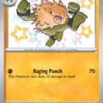 Primeape - Shiny Rare - Paldean Fates - 170/91 - Pokemon Kartı