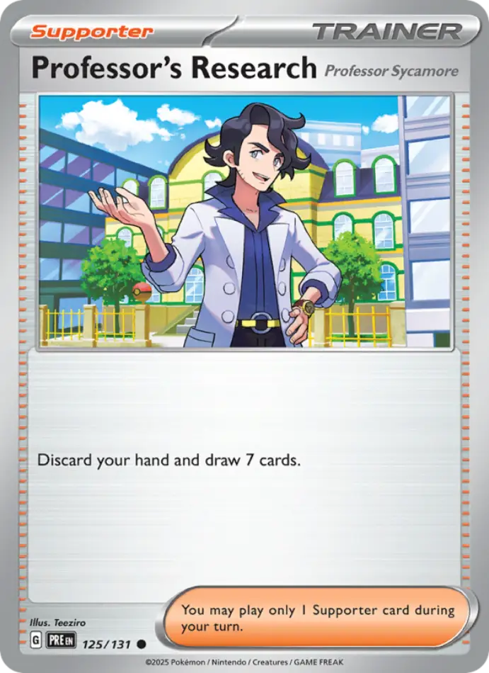 professor-s-research-common-prismatic-evolutions-125-131-trainer-karti.webp Professor's Research - Reverse Holo Common - Prismatic Evolutions - 125/131 - Trainer Kartı - Görsel 1
