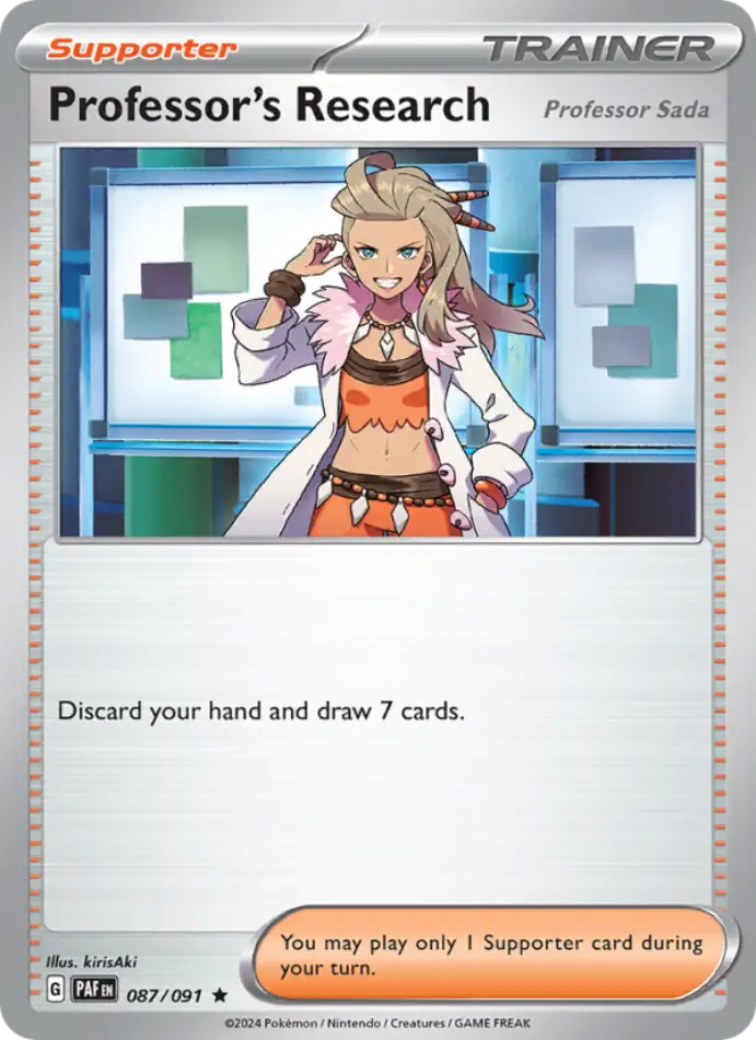professor-s-research-holo-rare-paldean-fates-087-91-trainer-karti.webp Professor's Research - Holo Rare - Paldean Fates - 087/91 - Trainer Kartı - Görsel 1