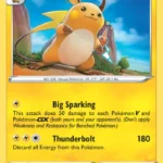 Raichu - Reverse Holo Rare - Evolving Skies - 050/203 - Pokemon Kartı