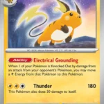 Raichu - Holo Rare - Paldean Fates - 019/91 - Pokemon Kartı