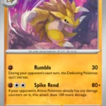 Sandslash - Uncommon - 151 - 028/165 - Pokemon Kartı