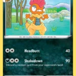 Scrafty - Reverse Holo Uncommon - Evolving Skies - 099/203 - Pokemon Kartı