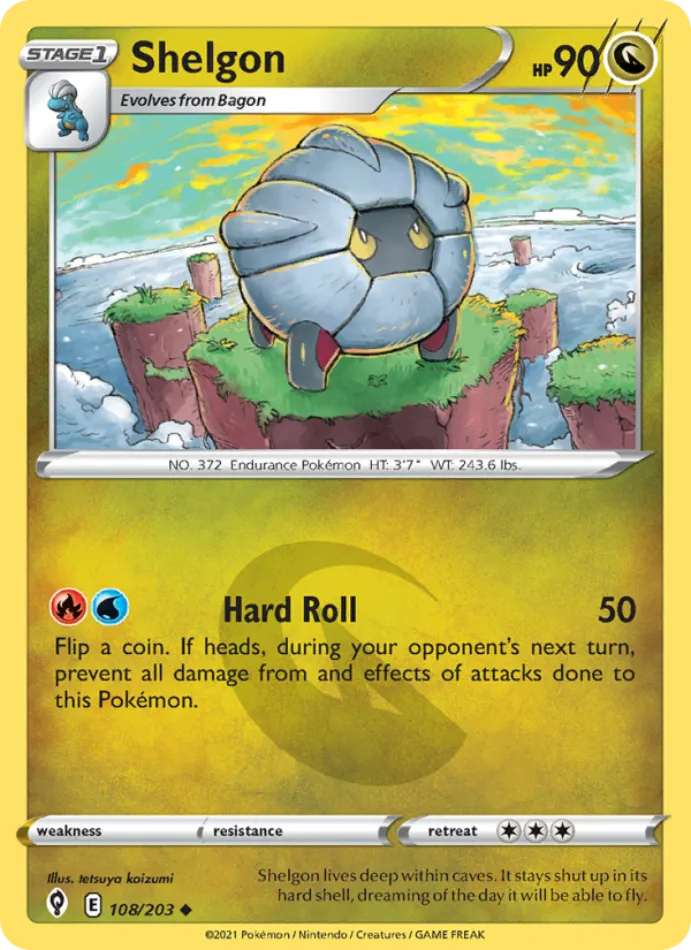shelgon-uncommon-evolving-skies-108-203-pokemon-karti.webp Shelgon - Uncommon - Evolving Skies - 108/203 - Pokemon Kartı - Görsel 1