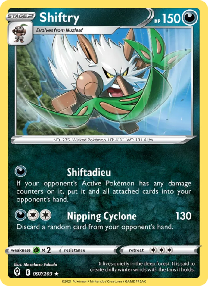 shiftry-rare-evolving-skies-097-203-pokemon-karti.webp Shiftry - Rare - Evolving Skies - 097/203 - Pokemon Kartı - Görsel 1