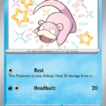 Slowpoke - Shiny Rare - Paldean Fates - 116/91 - Pokemon Kartı