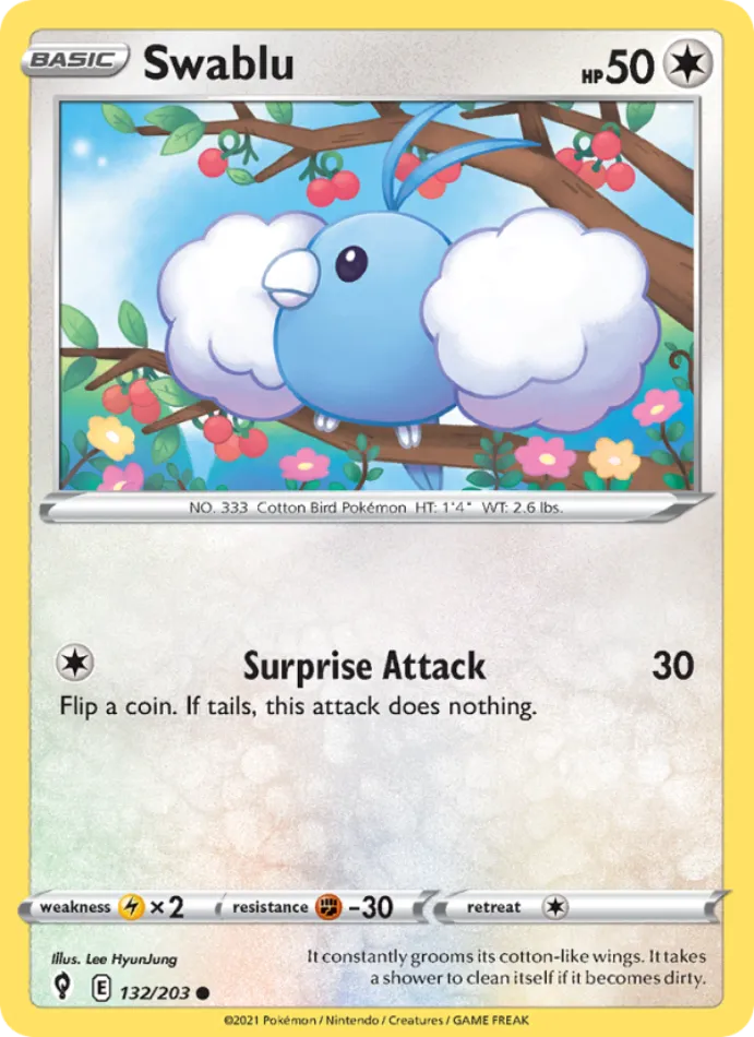 swablu-common-evolving-skies-132-203-pokemon-karti.webp Swablu - Reverse Holo Common - Evolving Skies - 132/203 - Pokemon Kartı - Görsel 1