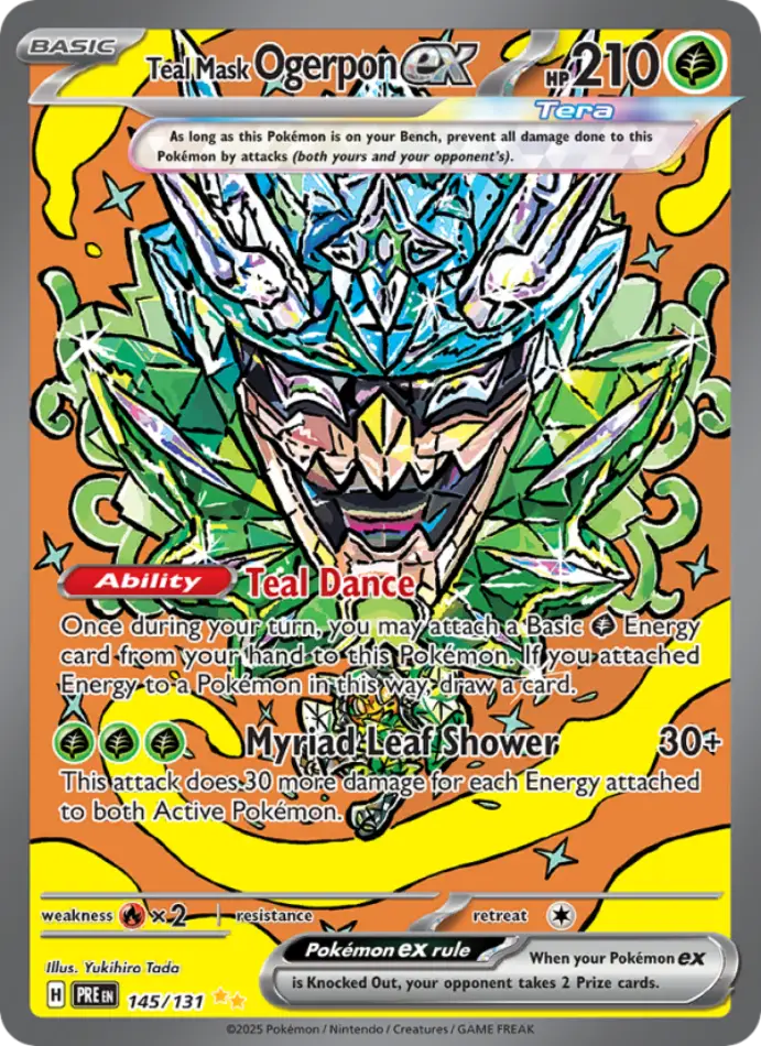 teal-mask-ogerpon-ex-special-illustration-rare-prismatic-evolutions-145-131-pokemon-karti.webp Teal Mask Ogerpon ex - Special Illustration Rare - Prismatic Evolutions - 145/131 - Pokemon Kartı - Görsel 1