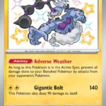 Thundurus - Shiny Rare - Paldean Fates - 139/91 - Pokemon Kartı
