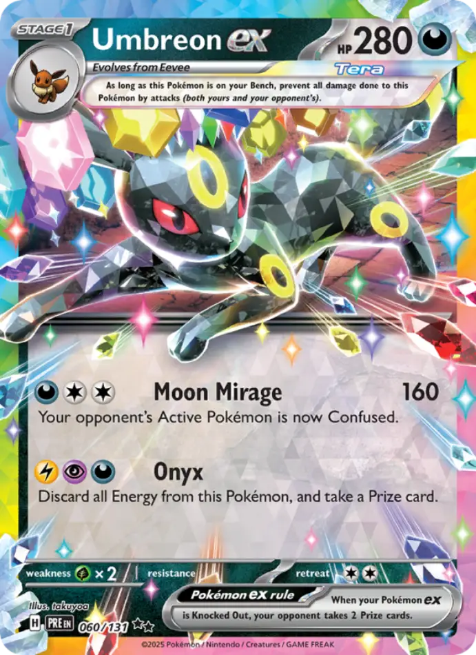 umbreon-ex-double-rare-prismatic-evolutions-060-131-pokemon-karti.webp Umbreon ex - Double Rare - Prismatic Evolutions - 060/131 - Pokemon Kartı - Görsel 1