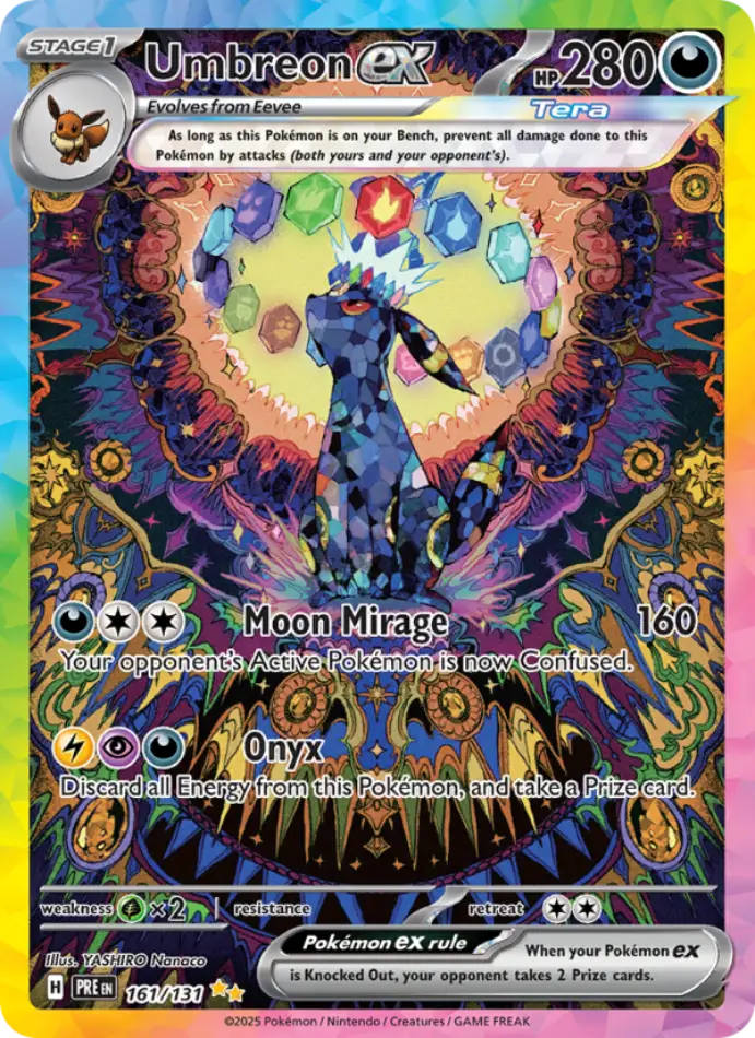 umbreon-ex-special-illustration-rare-prismatic-evolutions-161-131-pokemon-karti.webp Umbreon ex - Special Illustration Rare - Prismatic Evolutions - 161/131 - Pokemon Kartı - Görsel 1