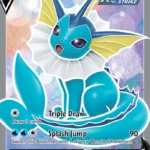 Vaporeon V - Ultra Rare - Evolving Skies - 172/203 - Pokemon Kartı
