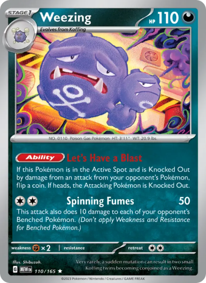 weezing-holo-rare-151-110-165-pokemon-karti.webp Weezing - Reverse Holo Rare - 151 - 110/165 - Pokemon Kartı - Görsel 1