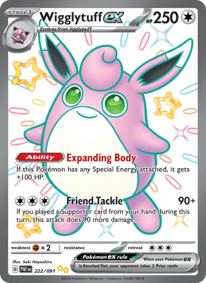 wigglytuff-ex-paldean-fates-222-91-pokemon-karti.webp Wigglytuff ex - Shiny Ultra Rare - Paldean Fates - 222/91 - Pokemon Kartı - Görsel 1