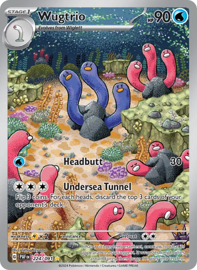wugtrio-illustration-rare-paldean-fates-224-91-pokemon-karti.webp Wugtrio - Illustration Rare - Paldean Fates - 224/91 - Pokemon Kartı - Görsel 1