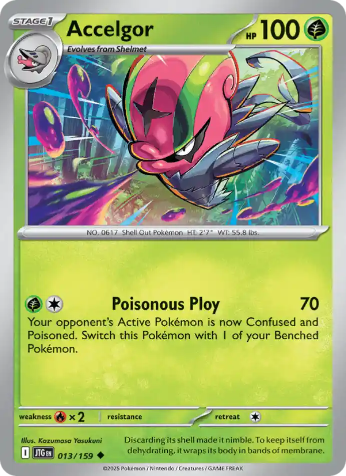 accelgor-uncommon-journey-together-013-159-pokemon-karti.webp Accelgor - Uncommon - Journey Together - 013/159 - Pokemon Kartı - Görsel 1