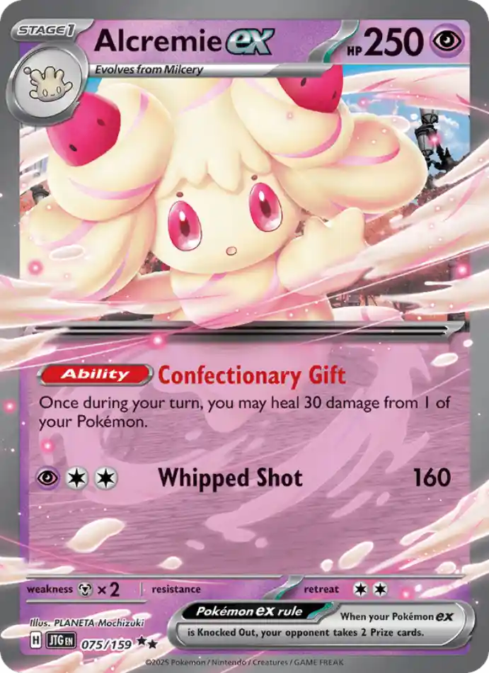 alcremie-ex-double-rare-journey-together-075-159-pokemon-karti.webp Alcremie ex - Double Rare - Journey Together - 075/159 - Pokemon Kartı - Görsel 1