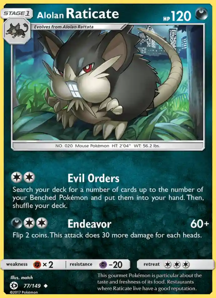alolan-raticate-uncommon-sun-moon-077-149-pokemon-karti.webp Alolan Raticate - Uncommon - Sun & Moon - 077/149 - Pokemon Kartı - Görsel 1