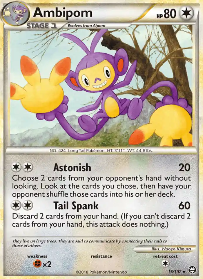 ambipom-rare-triumphant-013-102-pokemon-karti.webp Ambipom - Rare - Triumphant - 013/102 - Pokemon Kartı - Görsel 1