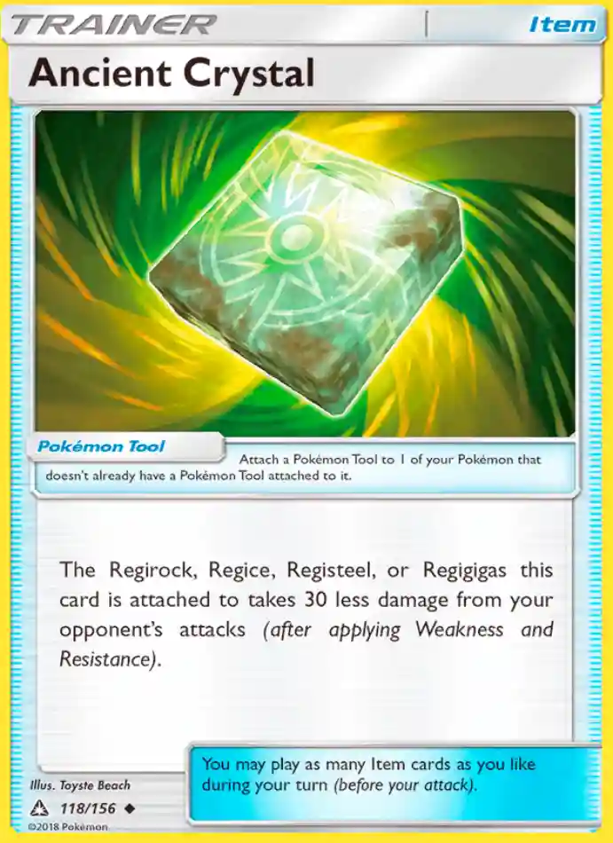 ancient-crystal-uncommon-ultra-prism-118-156-trainer-karti.webp Ancient Crystal - Reverse Holo Uncommon - Ultra Prism - 118/156 - Trainer Kartı - Görsel 1