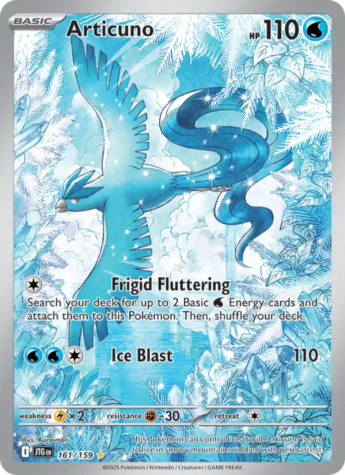 articuno-illustration-rare-journey-together-161-159-pokemon-karti.webp Articuno - Illustration Rare - Journey Together - 161/159 - Pokemon Kartı - Görsel 1