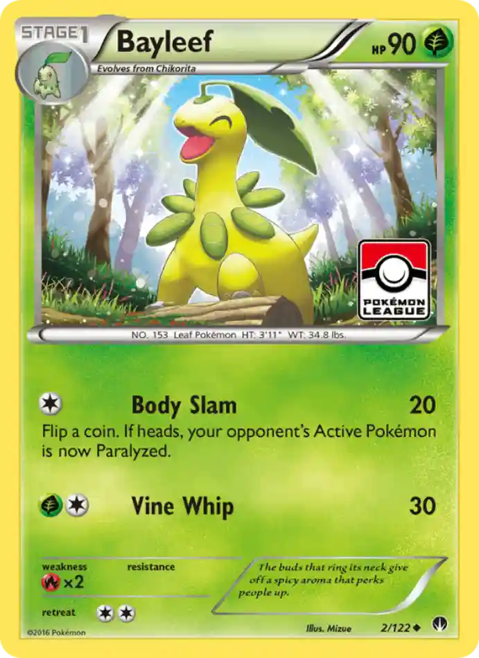 bayleef-uncommon-breakpoint-002-122-pokemon-karti.webp Bayleef - Uncommon - BREAKpoint - 002/122 - Pokemon Kartı - Görsel 1