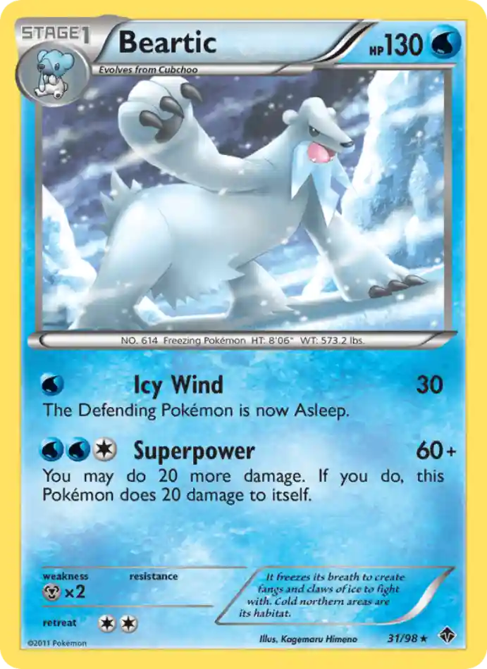 beartic-rare-emerging-powers-031-98-pokemon-karti.webp Beartic - Rare - Emerging Powers - 031/98 - Pokemon Kartı - Görsel 1