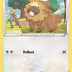 Bidoof - Reverse Holo Common - Brilliant Stars - 120/172 - Pokemon Kartı