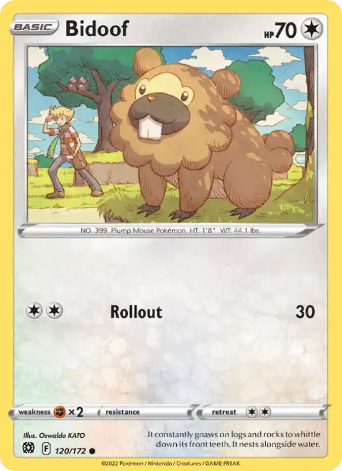 bidoof-common-brilliant-stars-120-172-pokemon-karti.webp Bidoof - Reverse Holo Common - Brilliant Stars - 120/172 - Pokemon Kartı - Görsel 1