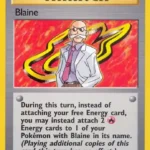 Blaine - Rare - Gym Challenge - 100/132 - Trainer Kartı