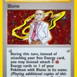 Blaine - Rare Holo - Gym Challenge - 017/132 - Trainer Kartı