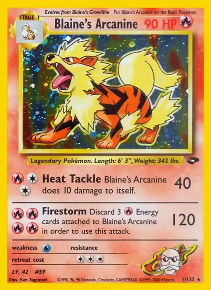 blaine-s-arcanine-rare-holo-gym-challenge-001-132-pokemon-karti.webp Blaine's Arcanine - Rare Holo - Gym Challenge - 001/132 - Pokemon Kartı - Görsel 1