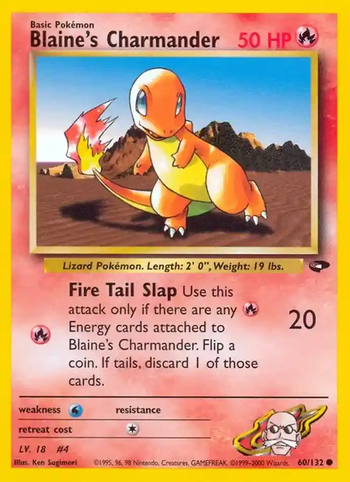 blaine-s-charmander-common-gym-challenge-060-132-pokemon-karti.webp Blaine's Charmander - Common - Gym Challenge - 060/132 - Pokemon Kartı - Görsel 1