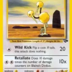 Blaine's Doduo - Common - Gym Challenge - 061/132 - Pokemon Kartı