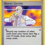 Blaine's Gamble - Common - Gym Heroes - 121/132 - Trainer Kartı