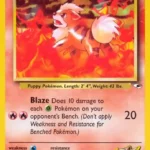 Blaine's Growlithe - Common - Gym Heroes - 062/132 - Pokemon Kartı