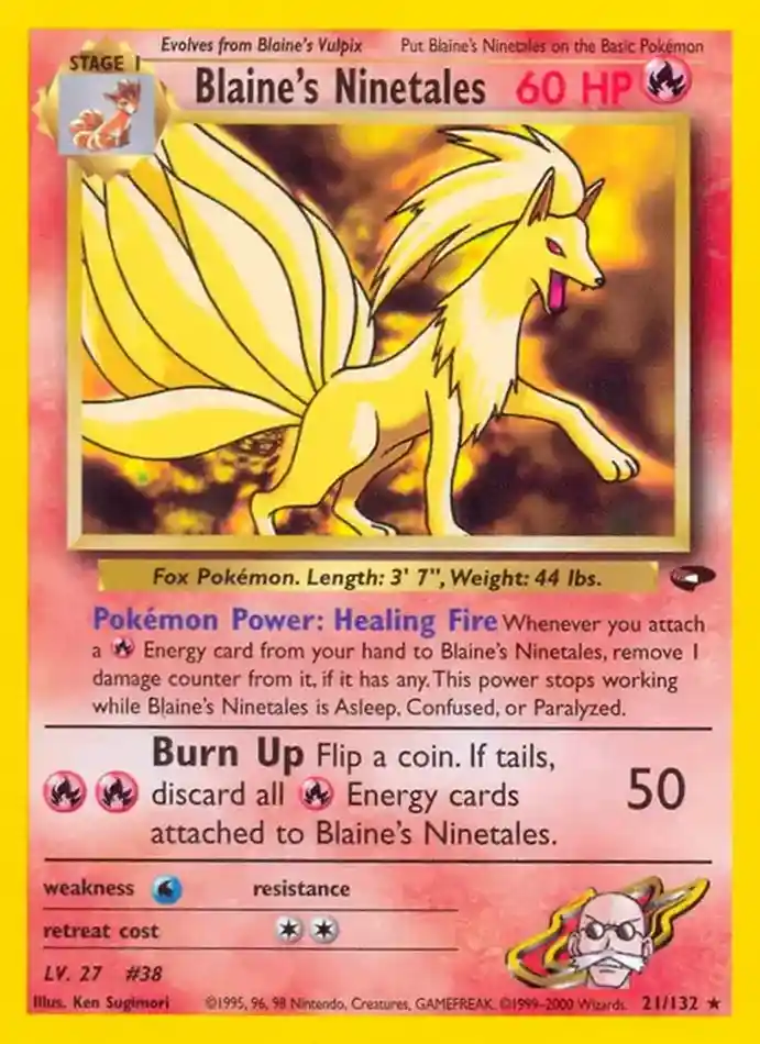 blaine-s-ninetales-rare-gym-challenge-021-132-pokemon-karti.webp Blaine's Ninetales - Rare - Gym Challenge - 021/132 - Pokemon Kartı - Görsel 1