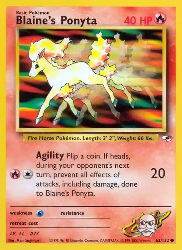 blaine-s-ponyta-common-gym-heroes-063-132-pokemon-karti.webp Blaine's Ponyta - Common - Gym Heroes - 063/132 - Pokemon Kartı - Görsel 1