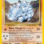 Blaine's Rhyhorn - Common - Gym Challenge - 065/132 - Pokemon Kartı