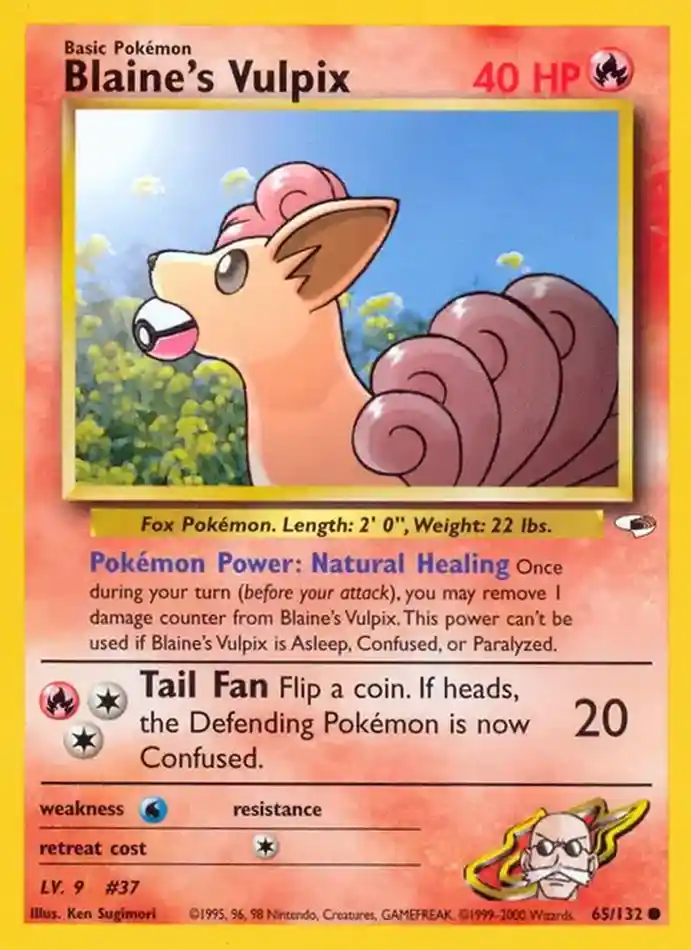 blaine-s-vulpix-common-gym-heroes-065-132-pokemon-karti.webp Blaine's Vulpix - Common - Gym Heroes - 065/132 - Pokemon Kartı - Görsel 1