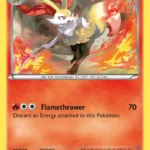 Braixen - Uncommon - BREAKthrough - 026/162 - Pokemon Kartı