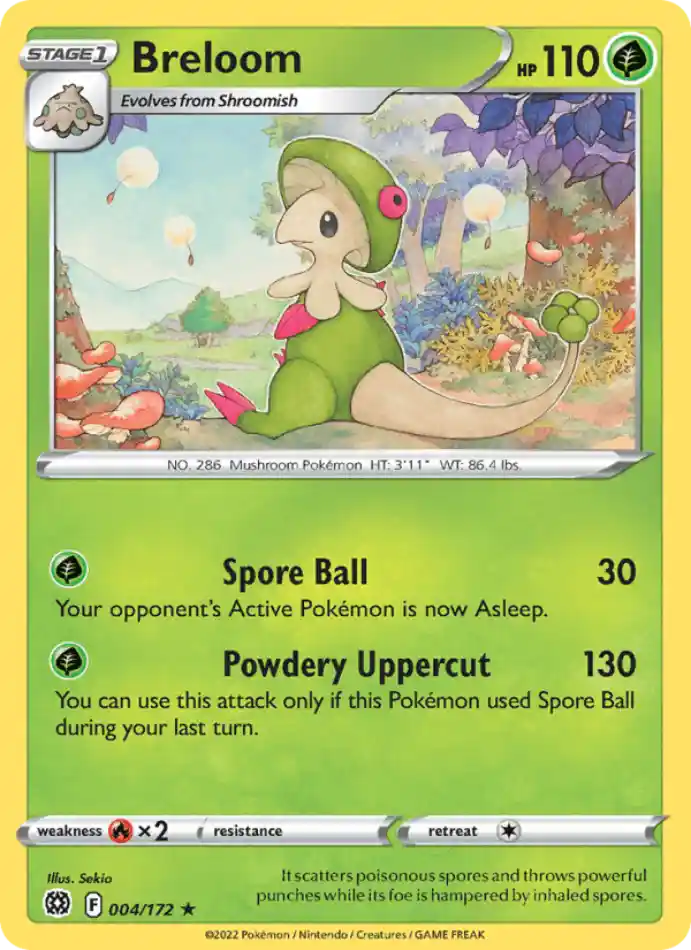 breloom-rare-brilliant-stars-004-172-pokemon-karti.webp Breloom - Reverse Holo Rare - Brilliant Stars - 004/172 - Pokemon Kartı - Görsel 1