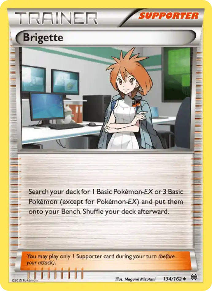 brigette-uncommon-breakthrough-134-162-trainer-karti.webp Brigette - Reverse Holo Uncommon - BREAKthrough - 134/162 - Trainer Kartı - Görsel 1