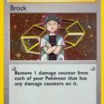 Brock - Rare Holo - Gym Heroes - 015/132 - Trainer Kartı