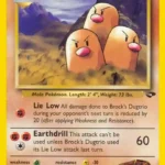 Brock's Dugtrio - Rare - Gym Challenge - 022/132 - Pokemon Kartı