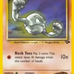 Brock's Geodude - Common - Gym Challenge - 068/132 - Pokemon Kartı
