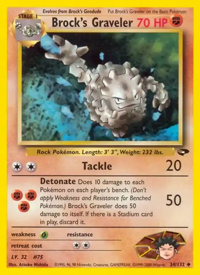 brock-s-graveler-uncommon-gym-challenge-034-132-pokemon-karti.webp Brock's Graveler - Uncommon - Gym Challenge - 034/132 - Pokemon Kartı - Görsel 1