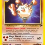 Brock's Primeape - Uncommon - Gym Challenge - 035/132 - Pokemon Kartı