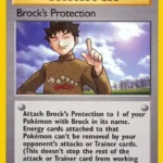 Brock's Protection - Rare - Gym Challenge - 101/132 - Trainer Kartı