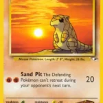 Brock's Sandshrew - Common - Gym Heroes - 072/132 - Pokemon Kartı